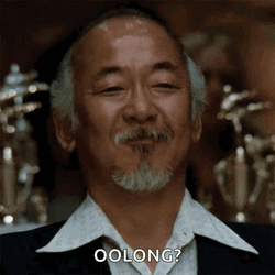 Karate Kid Pleased Miyagi Oolong GIF