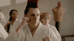 Karate Kid Punch Training GIF