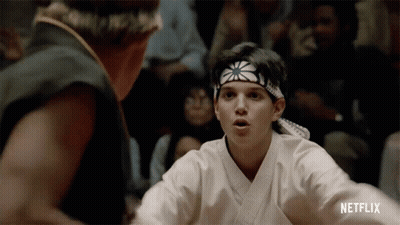 Karate Uniform Man Talking To Another Man Netflix GIF