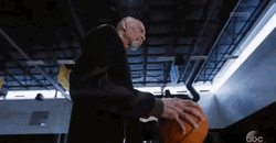 Kareem Abdul Jabbar Holding Ball GIF