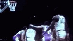 Kareem Abdul Jabbar Lay Up Block GIF