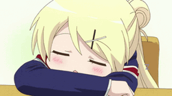 Karen Kujō Anime Sleeping GIF