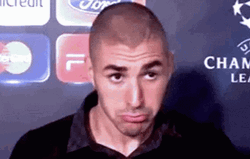 Karim Benzema I Don't Know Reaction GIF