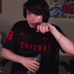 Karl Jacobs With Water Bottle GIF