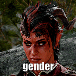 Karlach One Horn Broke GIF