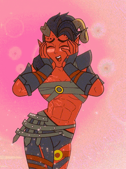 Karlach Shouting Hands On Face GIF