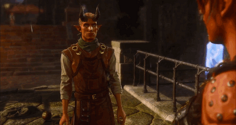 Karlach Welcomed With Kiss GIF