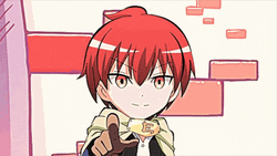 Karma Akabane Anime Funny Boy GIF