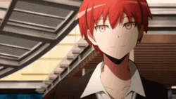 Karma Akabane Assasination Classroom Broken Glass GIF