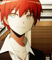 Karma Akabane Assassination Classroom Anime GIF