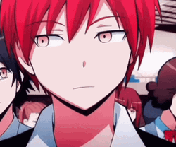 Karma Akabane Look Up Bored GIF