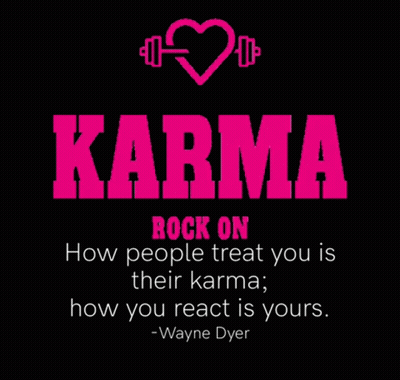Karma Rock How People Treat You Their Karma GIF