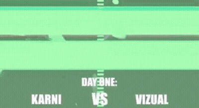 Karni Vs Visual Green Background GIF