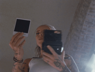 Karol G Polaroid Picture GIF
