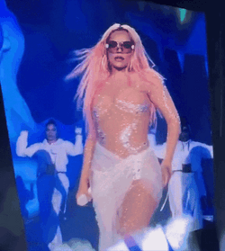Karol G Stage Dance Performance GIF