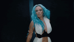 Karol G Thunder Lightning GIF