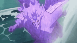 Karuma Of Naruto Fighting Garuda Of Sasuke GIF