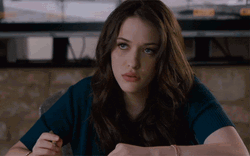 Kat Dennings Mumbling Roll Eyes GIF