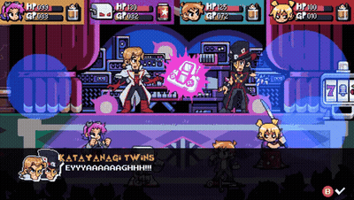 Katayagi Twins Video Game Screenshot GIF