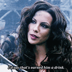 Kate Beckinsale I'd Say That's Earned Him Drink GIF
