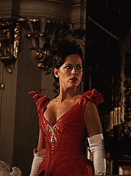 Kate Beckinsale Wearing Red Gown GIF