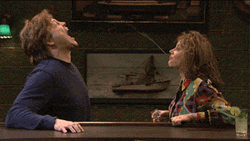 Kate Mckinnon Spitting Margarita GIF