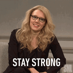 Kate McKinnon Stay Strong  GIF