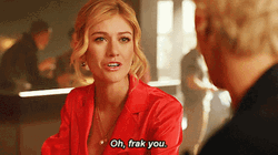 Katherine Mcnamara Frustrated Reaction GIF
