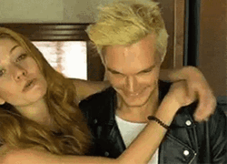 Katherine Mcnamara Hugging Luke Baines Shadowhunters GIF