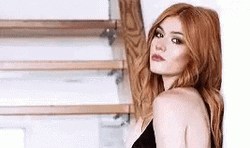Katherine Mcnamara Look Down GIF