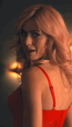 Katherine Mcnamara Winking Loop GIF