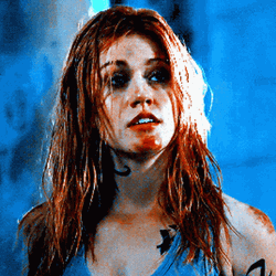Katherine Mcnamara With Blood GIF
