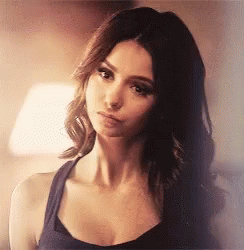 Katherine Pierce Hmm Stare GIF