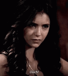 Katherine Pierce Ouch Vampire Diaries GIF