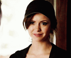 Katherine Pierce Wink Smile Bye GIF