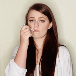 Kathryn Dean Taking Her Temperature GIF