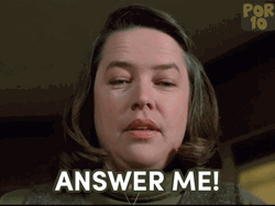 Kathy Bates Answer Me GIF