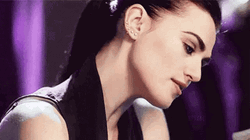 Katie Mcgrath Irish Actress Side View Jawline GIF