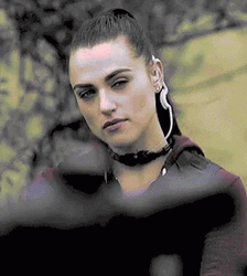 Katie Mcgrath Lena Luthor Eyebrow Raise GIF