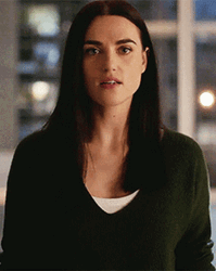 Katie Mcgrath Supergirl Transform Eyes  GIF