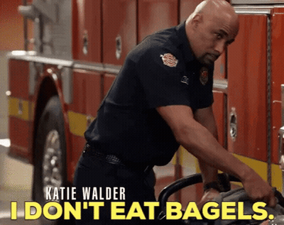 Katie Walder Says I Don't Eat Bagels GIF