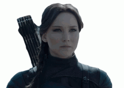 Katniss Everdeen Prepared Face GIF