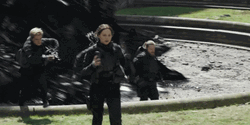 Katniss Everdeen Running GIF