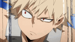 Katsuki Bakugou Powerful Attack GIF