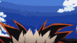 Katsuki Bakugou Stand Up Fight Anime GIF