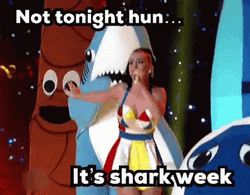 Katy Perry On Shark Week GIF