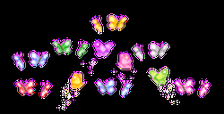 Kawaii Animated Butterflies  GIF