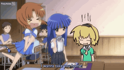 Kawaii Anime Take You Home GIF