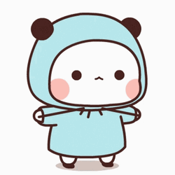 Kawaii Bear In Raincoat GIF