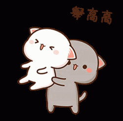 Kawaii Cat Chutik Carry Up GIF